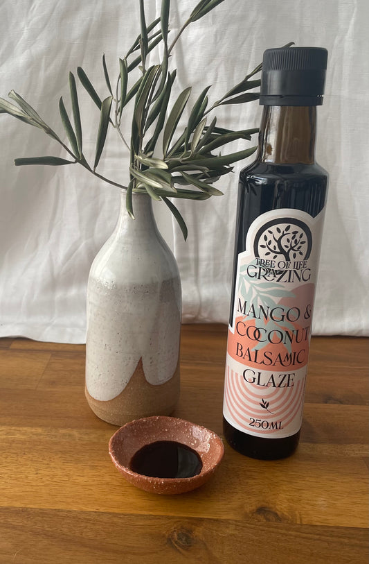 Mango & Coconut Balsamic Glaze
